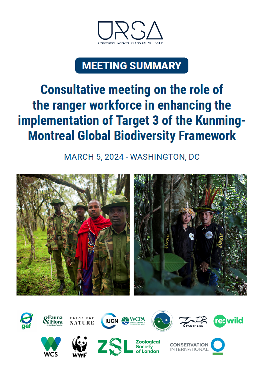 Role of the ranger workforce in enhancing the implementation of Target 3 of the Kunming- Montreal Global Biodiversity Framework